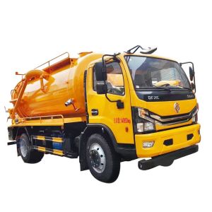 Factory Low-cost  DFAC  6000 Liters   Sewage Suction Truck   High-pressure Cleaning Truck Vacuum tank  Truck