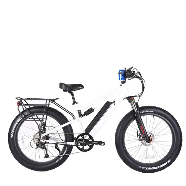 26 Inch Wheel E Bike Smart Type Sensor Disc Brake 7 Speed Fat Tyre Mountain Electric Bike