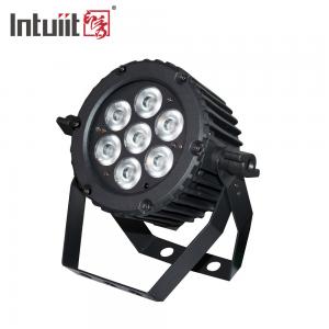 China Aluminum Alloy LED Par Can Stage Lights 3/6/7CH DMX For Professional Event Lighting on sale
