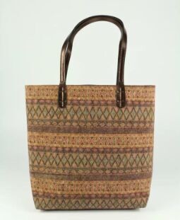Wholesale & High Quality style Cork 34.5x31cm handbag with Eco PVC handle, customized color is available