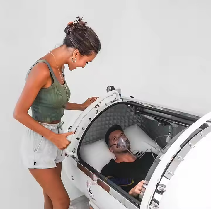 HBOT 1.5 ATA 2 ATA 3 ATA HBOT Chambers Dual Single Person Hard Shell Oxygen Therapy Solution Hyperbaric Oxygen Chamber