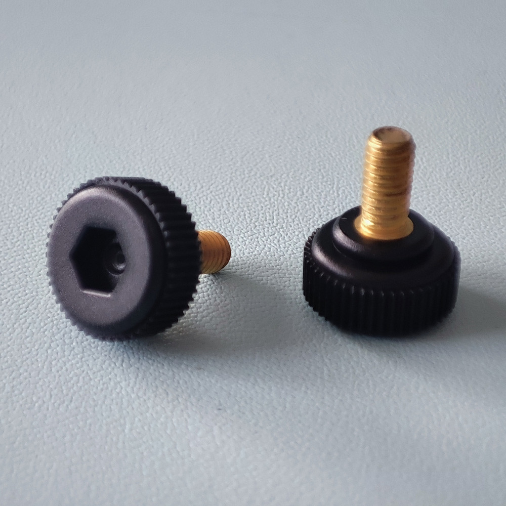 Grade 4.8 8.8 10.9 12.9 Hand Tighten Screw brass PA66 M4 Knurled Thumb Screw