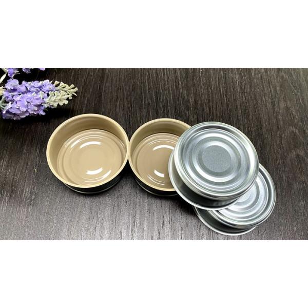 Customizable Beef Can 60ml Volume 65*27mm Size 2-Piece Tin Cans For Food Sauce Meat Tuna Seafood Pet Food And Durable