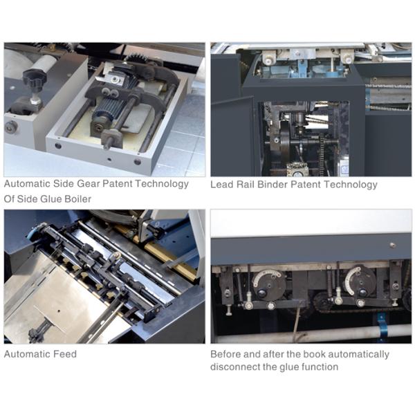 Automatic Book Binding Equipment , Feed Cover Spiral Coil Binding Machine