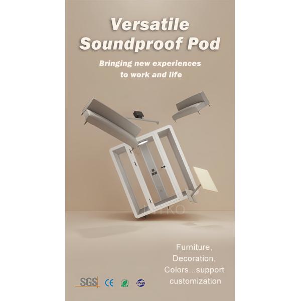6 Person Soundproof Meeting Pod for Office Studio