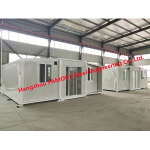 Extended foldable prefab container homes/40ft folding living container