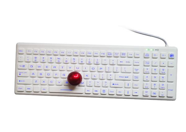 Cheap IP68 AMber Illumination Washable Hospital Keyboard Rubber for sale