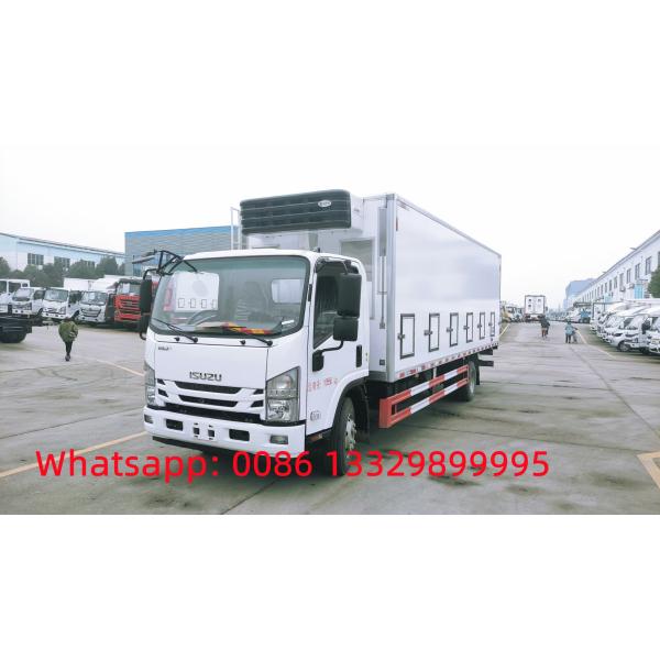 Customized ISUZU 700P 5.4m length day old chicks transported van for sale 40,000 babychicks van transported vehicle