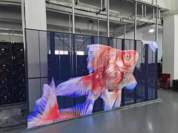 Transparent LED Screen Driving Method for Optimal Display Module Weight 0.2KG/PC