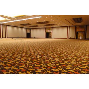Printed Floral Banquet Hall Carpet