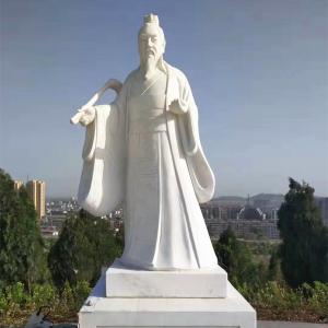Quality Marble Carving 2m Chinese Stone Statue Garden Laozi Ancient Chinese Buddha Statue wholesale