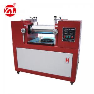 China Red Color Two Roller Mixing Machine / Open Two Roll Mill for Plastic & Rubber on sale