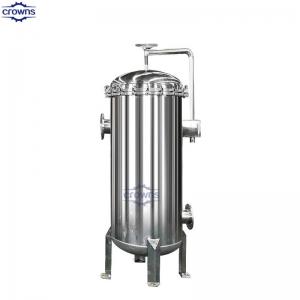 Quality Filter bag type stainless steel high efficiency pre filtration oil filter with housing for edible oil wholesale