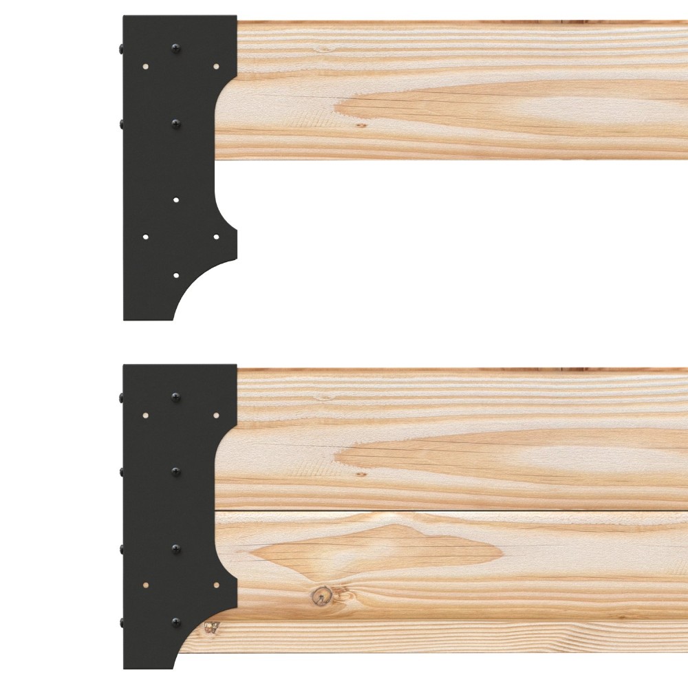 Standard Offered Customized Raised Garden Plant Bed with 4 Pcs Metal Corner Brackets