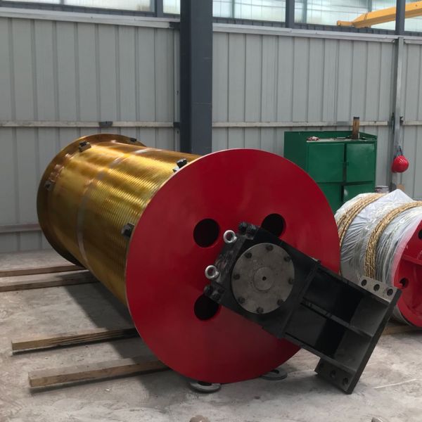 Custom-designed Wire Rope Drum with High-assembly Precision and 3000mm Diameter Capacity for Crane Hoists Trolley