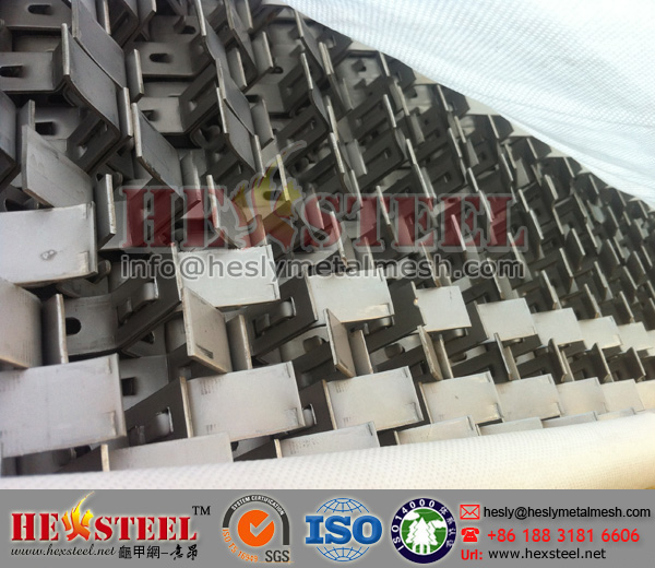 3/4” height |Hexmesh for refractory linings in furnaces, reactors, cyclones | 36”wide , 120” Long |