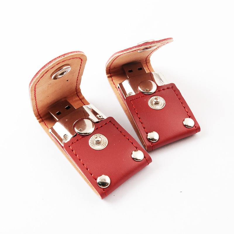 30MB/S 256GB 2.0 3.0 Leather USB Flash Drive With High Write Speed