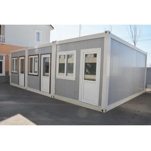 Single Double Door Prefabricated Structural Steel Folding Container House