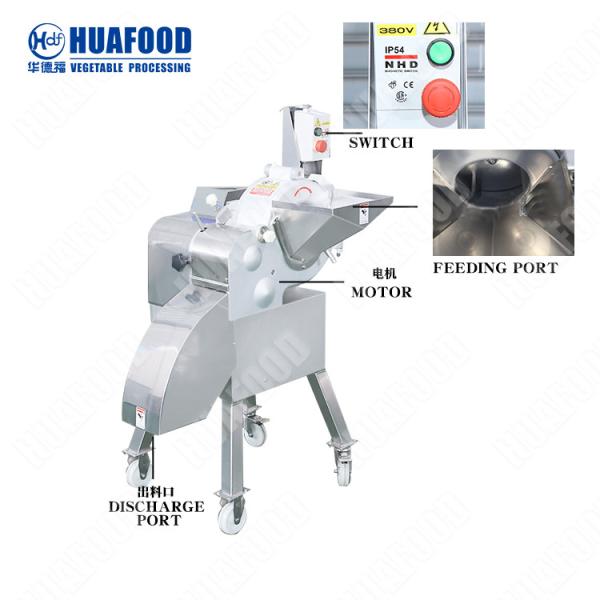 Root vegetable cutting industrial electric potato dicer/vegetable chopper dicer