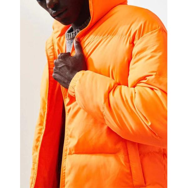 Custom Logo Coat Men Thin Down Plus Size Jackets Quilted Puffer Bomber Polyester Winter Casual Jacket Coat for Men