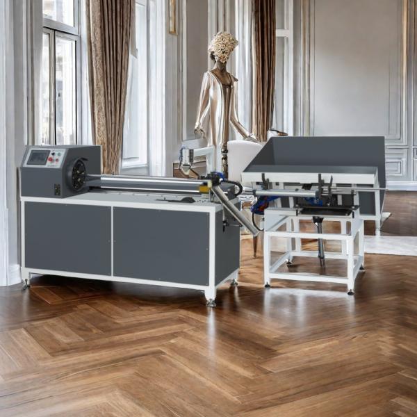 Fully Automatic Auto Loader Paper Core Tube Cutter Machine Servo Motor 3 Size Paper Tube PLC Touch Screen