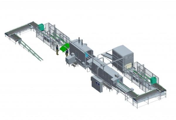 Continuous Robotic Palletizing Depalletizing Systems With Pallet Stacker