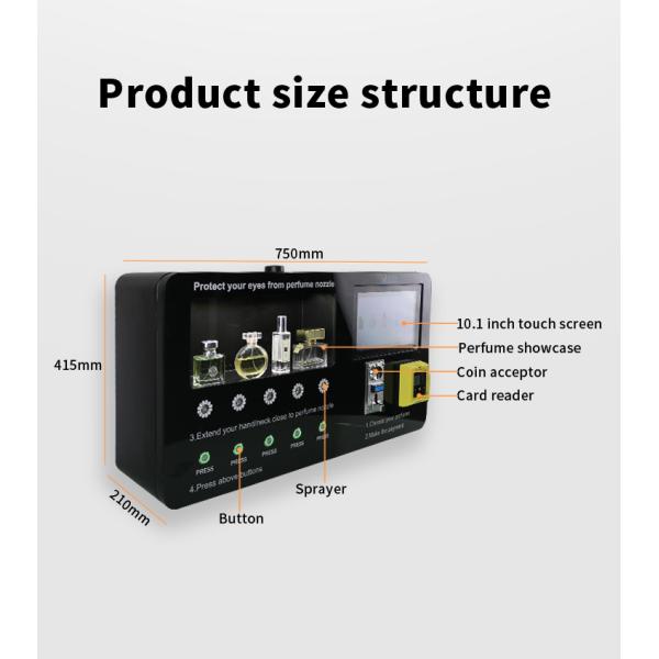 XYZ Unmanned Self-service Wall Mounted Perfume Vending Machine Small Perfume Spraying Vending Machine