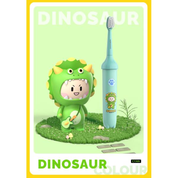 Sonic Electric Toothbrush Cartoon Smart Children Toothbrushes For 3-15 Year Old Kids