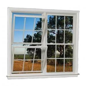 China Tempered Glass Aluminum Alloy Window American Style Double Hung Windows For House on sale
