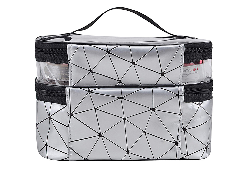 Portable PU makeup toiletry travel bags For Women