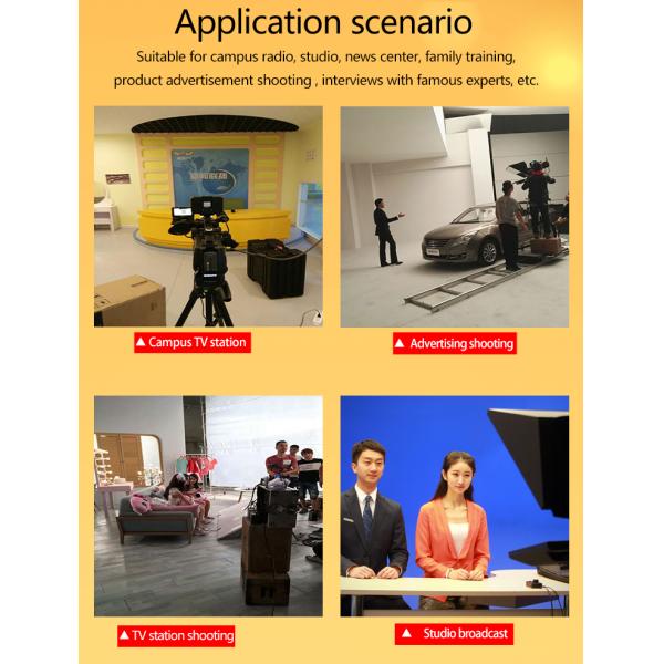 20-inch Single Screen Tempered Prompter Glass for Accurate Teleprompting and Shooting