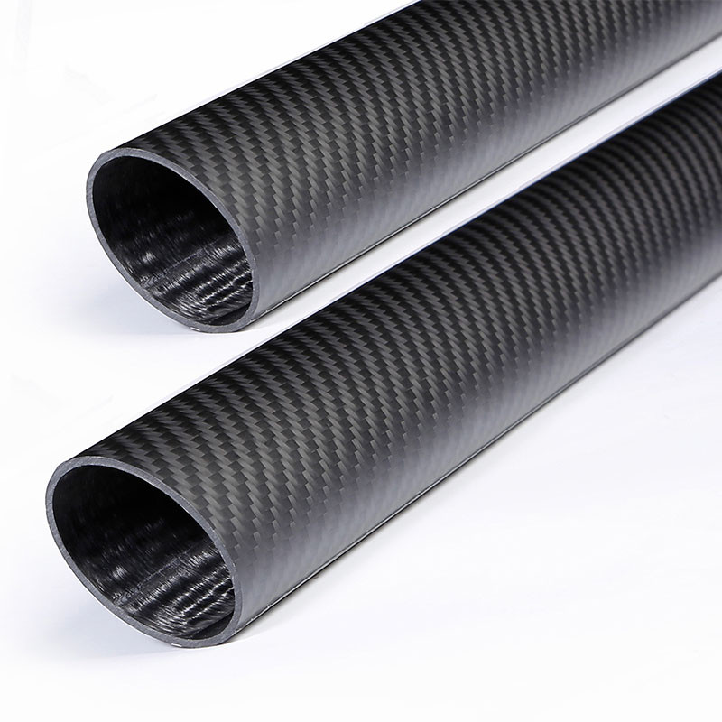 Light Heavy 100% 3K Carbon Fiber Tube High Pressure Resistant High Strength