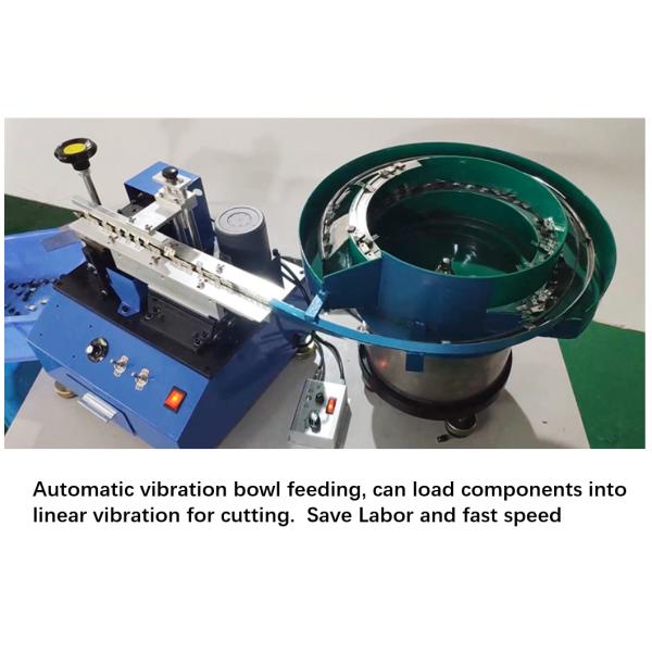 RS-901AS Automatic Bulk Transistor Leg Cutting Machine MOS Components Pin Cutting Flat Leg