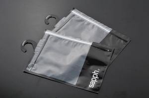 Quality Attractive Poly Bag Packaging Slider Zipper And Hanger For Cotton Socks wholesale