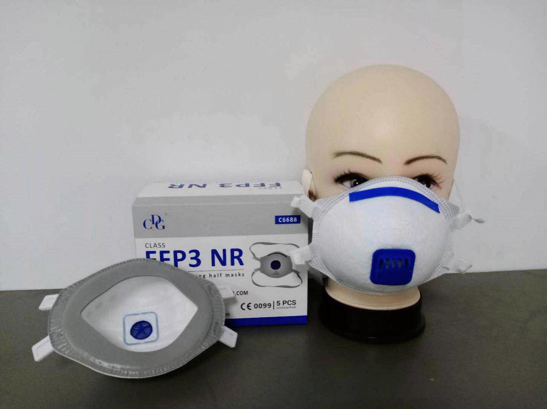 Anti Dust Headloop KN95 FFP3 Disposable Dust Masks