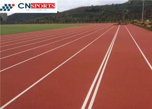 China Anti Slip PU Running Track , 0.4Mpa Synthetic Running Track on sale