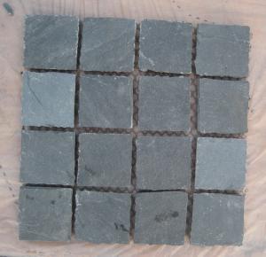 Quality Grey Slate Flagstone Patio Walkway Natural Flagstone Flooring Slate Meshed Flagstone Pavers wholesale