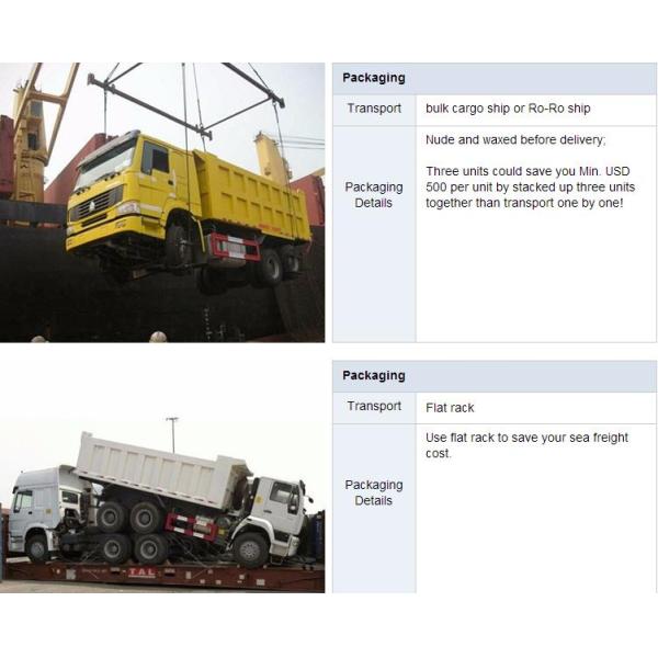 336hp 371hp 10 Wheel 30 Ton Rhd HOWO SINOTRUK Euro 2 Tipper Truck Dumper Truck 6x4