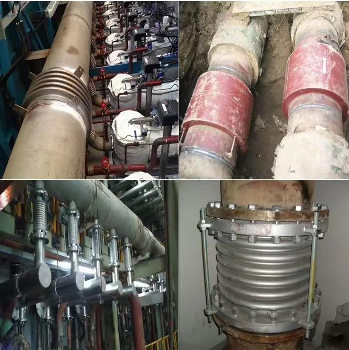 SS304 Flange Joint Corrugated Stainless Steel Metal Hose For Steam Air Conditioning Tank DN32 DN3000mm