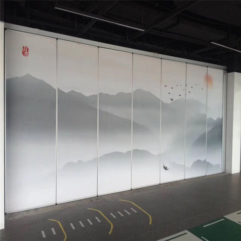 Conference Room Sound Insulation MDF Folding Movable Acoustic Partition Walls