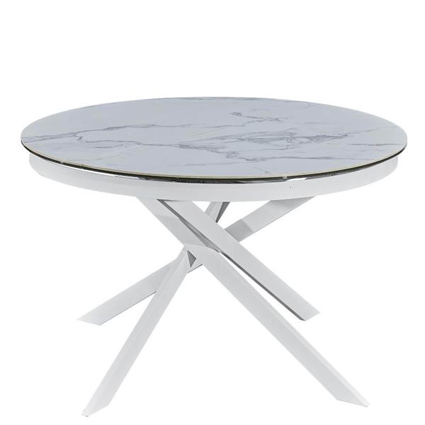 Modern Mable Top Living room Round Shape Furniture Dinning Table Set