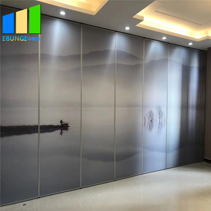 Fabric Movable Wall System Davao Acoustic Foldable Sliding Partition For Meeting Room