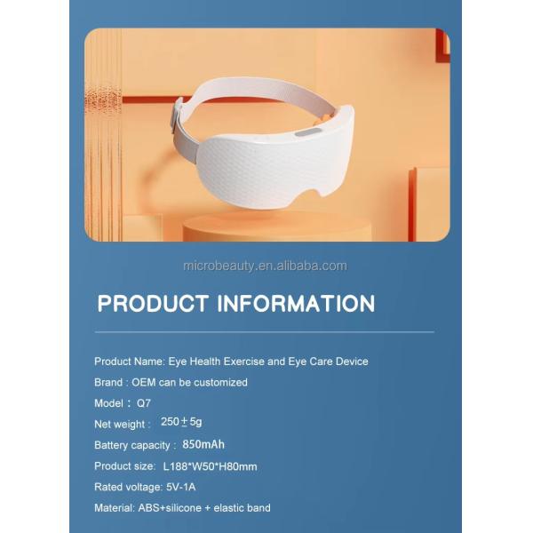 Intelligent Water Steam Eye Massager Electric Eye Care Device With Heat Compression