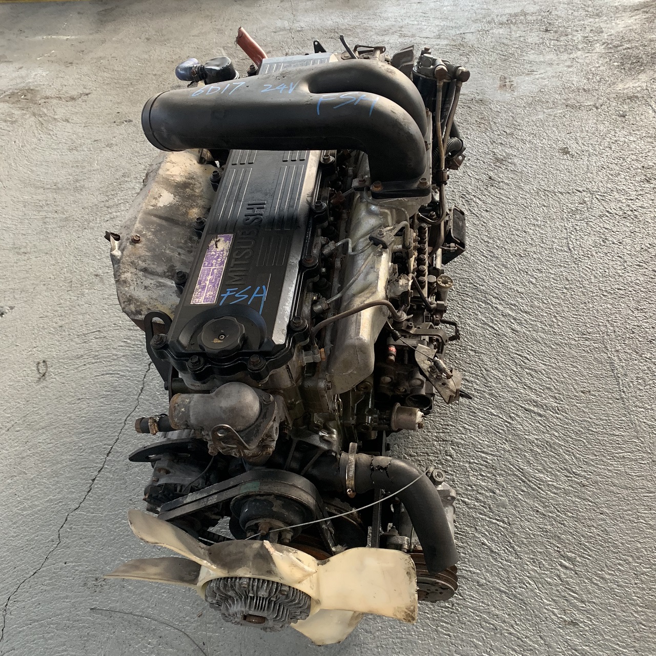 6D17 Used Diesel Mitsubishi Engine for Trucks Good Condition and Budget-Friendly