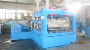 China 2 - 4mm Thickness Culvert Sheet Metal Roll Forming Machine With Track Cutting System 50HZ on sale