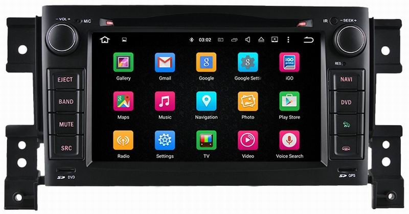 Ouchuangbo auto radio multimedia stereo android 7.1 for Suzuki Grand Vitara 2005-2011 with 3g Wifi USB ROM 16GB DVD disc