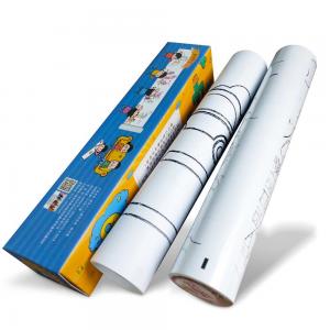 Quality 9.6m Dry Erase Wall Mounted Drawing Paper Roll Modern Teacher Aids wholesale