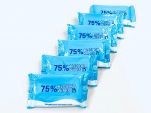 China Travel Pack 14*18cm 41GSM Antibacterial Wet Wipes on sale