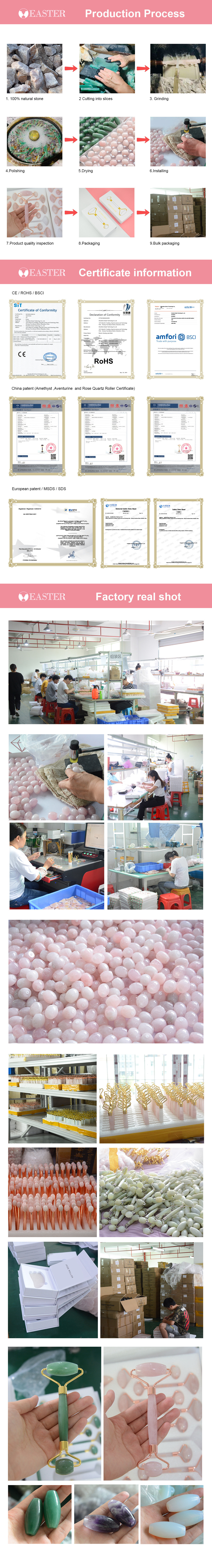 Wholesale High Crystal Aventurine Y Shape Best Quality Jade Roller