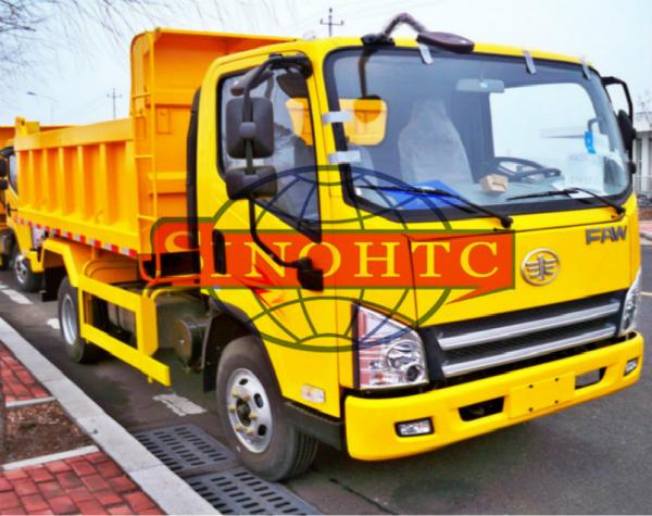 Cheap 3 Tons 4x2 Light Duty Dump Trucks For Urban Garbage Transport Operation Easily for sale